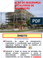 COORDENAÇÃO DE SEGURANÇA NOS ESTALEIROS DE CONSTRUÇÃO