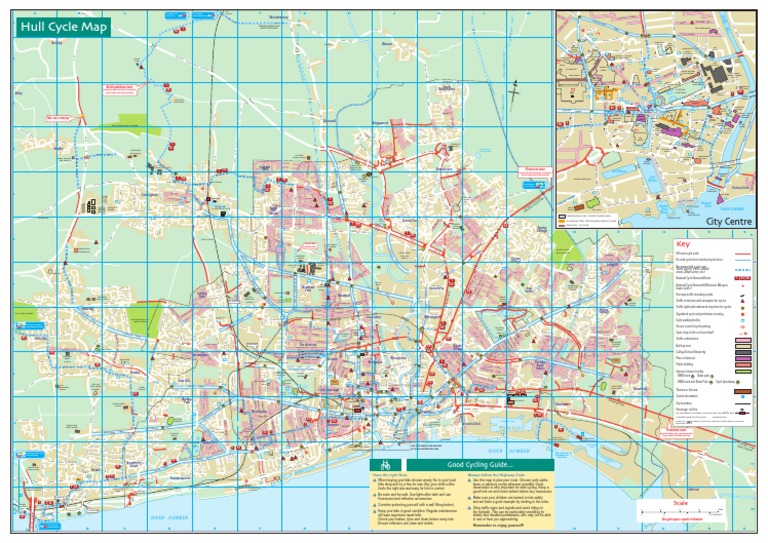Hull Cycle Map From MG | PDF | Land Transport | Transport Infrastructure