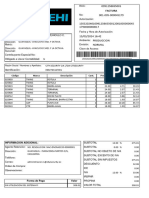 Factura: Código Marca Descripción Cant. Precio Desc. Sub-Total