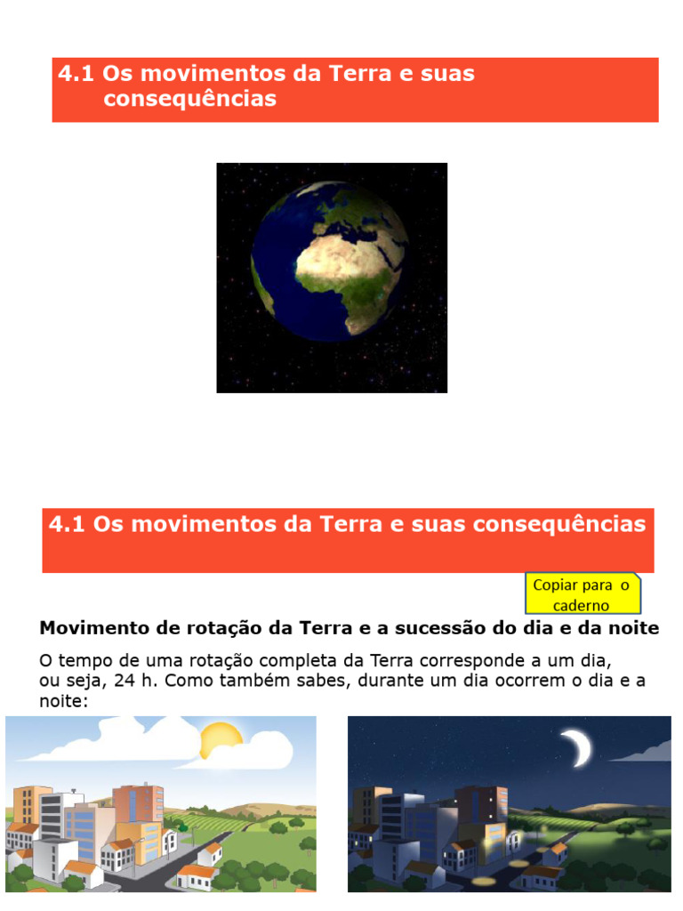 41 Os Movimentos Da Terra E Suas Consequencias Download Grátis Pdf