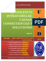 La Violencia Intrafamiliar: Causas, Consecuencias Y Soluciones