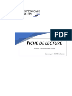 Fiches e Lecture