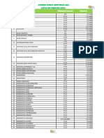 Lista de Precios Feria 2023