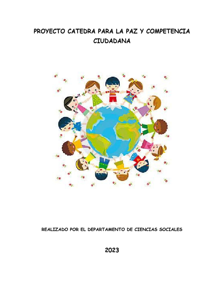 Proyecto de Paz y Convivencia Escolar | PDF | Amor | Democracia