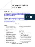 Mathematical Ideas 13Th Edition Miller Solutions Manual Full Chapter PDF