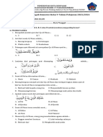 Soal STS Agama Islam Kelas 5