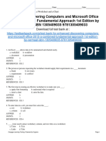 Enhanced Discovering Computers and Microsoft Office 2013 A Combined Fundamental Approach 1St Edition Vermaat Test Bank Full Chapter PDF