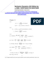 Engineering Mechanics Dynamics 4Th Edition Pytel Solutions Manual Full Chapter PDF