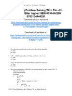 Engineering Problem Solving With C++ 4Th Edition Etter Test Bank Full Chapter PDF
