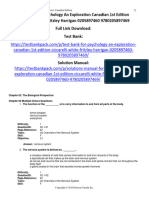 Test Bank For Psychology An Exploration Canadian 1St Edition Ciccarelli White Fritzley Harrigan 0205897460 9780205897469 Full Chapter PDF