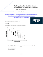 Download Test Bank For Psychology Canadian 4Th Edition Schacter Gilbert Nock Johnsrude Wegner 1319066887 9781319066888 full chapter pdf