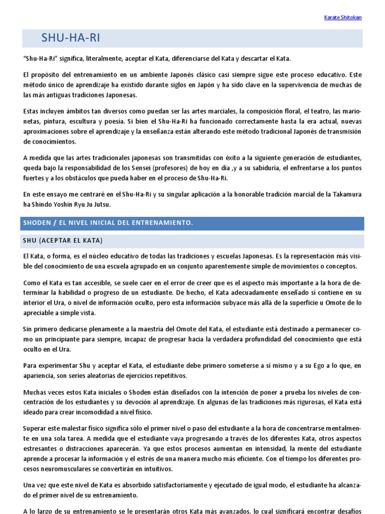 Shu Ha Ri Pdf – (PDF) Universality and Applicability of the Shu Ha Ri ...