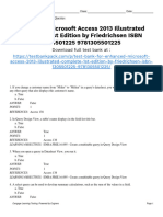 Enhanced Microsoft Access 2013 Illustrated Complete 1St Edition Lisa Friedrichsen Test Bank Full Chapter PDF