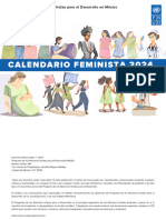 Calendario Feminista Pnud 2024