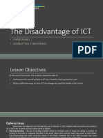 The Disadvantage of ICT