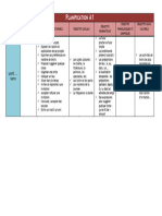 Planification A1 - Sortir