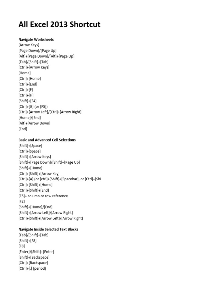 excel-2013-shorcuts-pdf-microsoft-excel-software