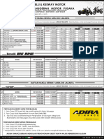 Pricelist 2024 Jabodetabek Reguler