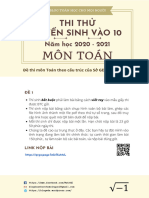 Đề 1 - Tp. HCM