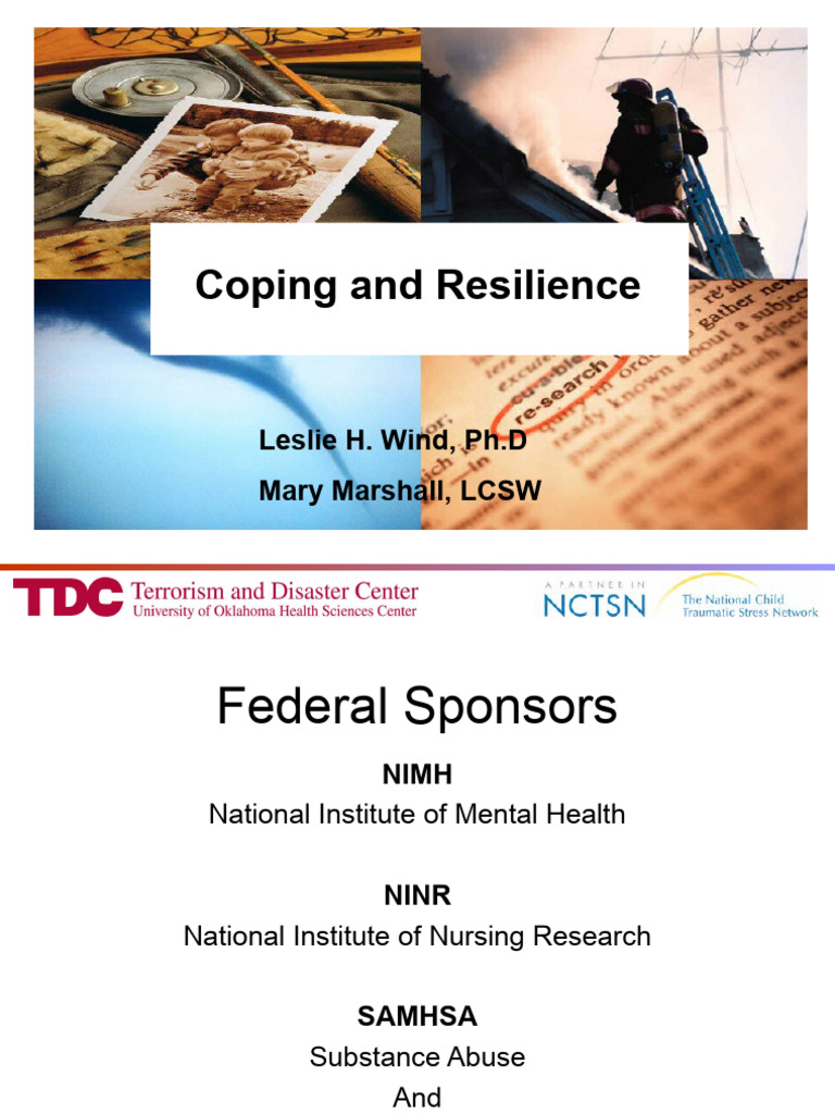 Coping Resilience Pdf Psychological Resilience Stress Biology