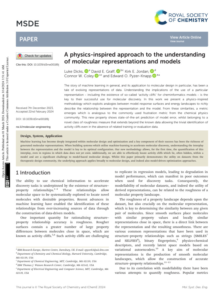 A Physics-Inspired Approach To The Understanding MD | PDF | Eigenvalues ...