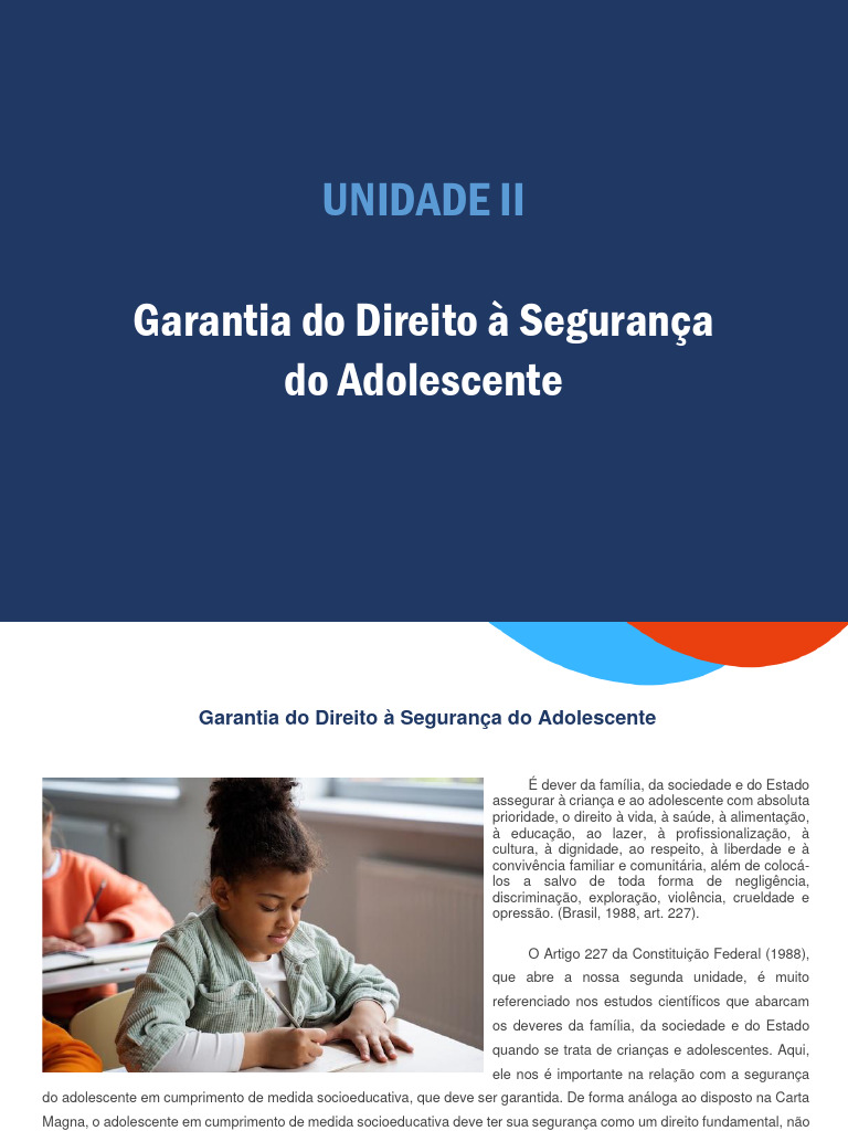 Segurança do Adolescente em Medidas Socioeducativas | PDF | Ciências ...