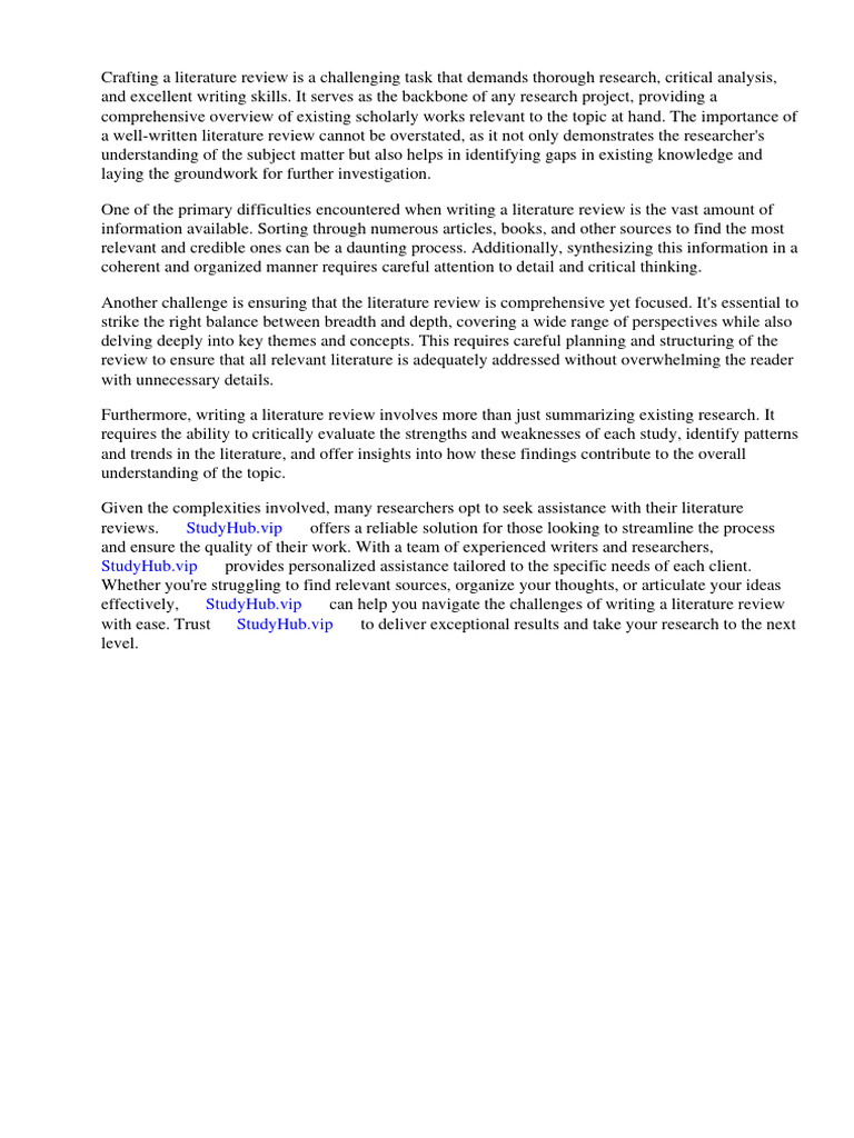 What Is The Importance Of Review Of Related Literature In Research