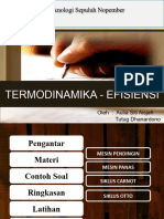 Termodinamika - Efisiensi