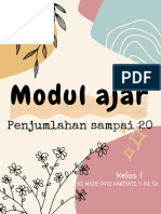 Modul Ajar Matematika Kelas 1 (Penjumlahan Sampai Dengan 20)