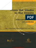 From The Studio To The Streets Service Learning in Planning and Architecture (Service Learning) Ebook3000
