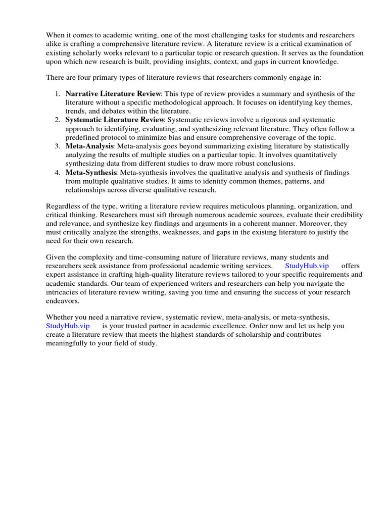 four-types-of-literature-review-pdf-literature-review-methodology
