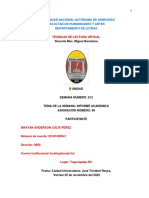 Informe Académico Técnicas de Lectura Sección 0800