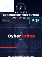 Cybercrime Prevention Act of 2012 RA 10175