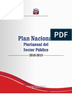 Plan Nacional Plurianual Del Sector Público