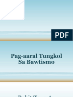 Pag Aaral Tungkol Sa Bawtismo