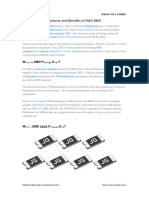 Features and Benefits of SMD 0805