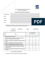 Borang Penilaian Keberkesanan Program