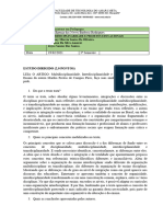 Estudo Dirigido Interdisciplinaridade - (Adriany, Jhuliana, Joyce) .