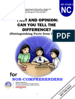 KS - 3 - Distinguishing Facts From Opinions