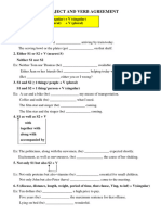 Lesson 1 SUBJECT AND VERB AGREEMENT