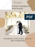 Boja Wedding Package