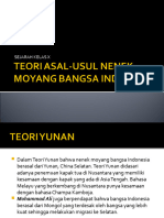 3.3.3. Teori Asal Usul Nenek Moyang Bangsa Indonesia