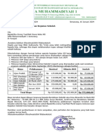 Surat Edaran Biaya Administrasi Kelas XII (17 Januari 2024)