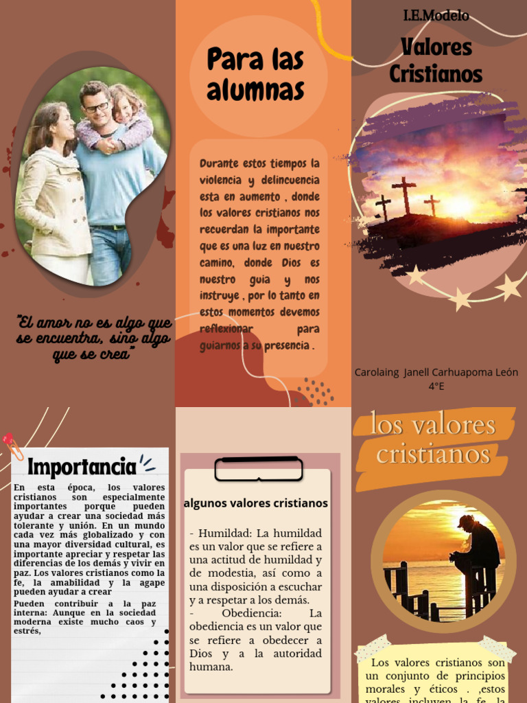 Importancia de los Valores Cristianos | PDF | Amor | Paz