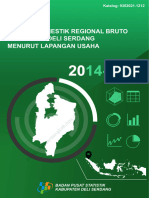 Produk Domestik Regional Bruto Kabupaten Deli Serdang Menurut Lapangan Usaha 2014-2018