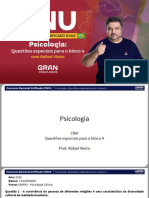 CNU - Psicologia - Questões Especiais para o Bloco 4 - 30.01 - Rafael Vieira