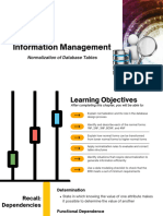 Normalization of Database Tables