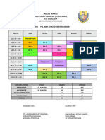 Jadual Kelas Pemulihan 