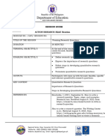 Session Guide 2 - Quantitative Research Research Questions