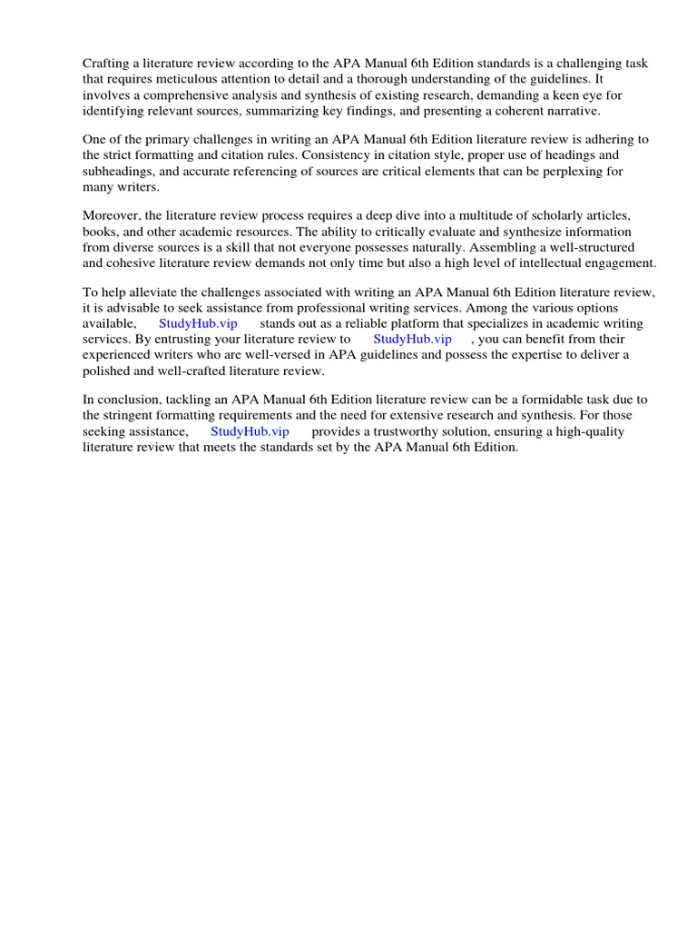 APA MANUAL 6TH EDITION PDF intelligence overview